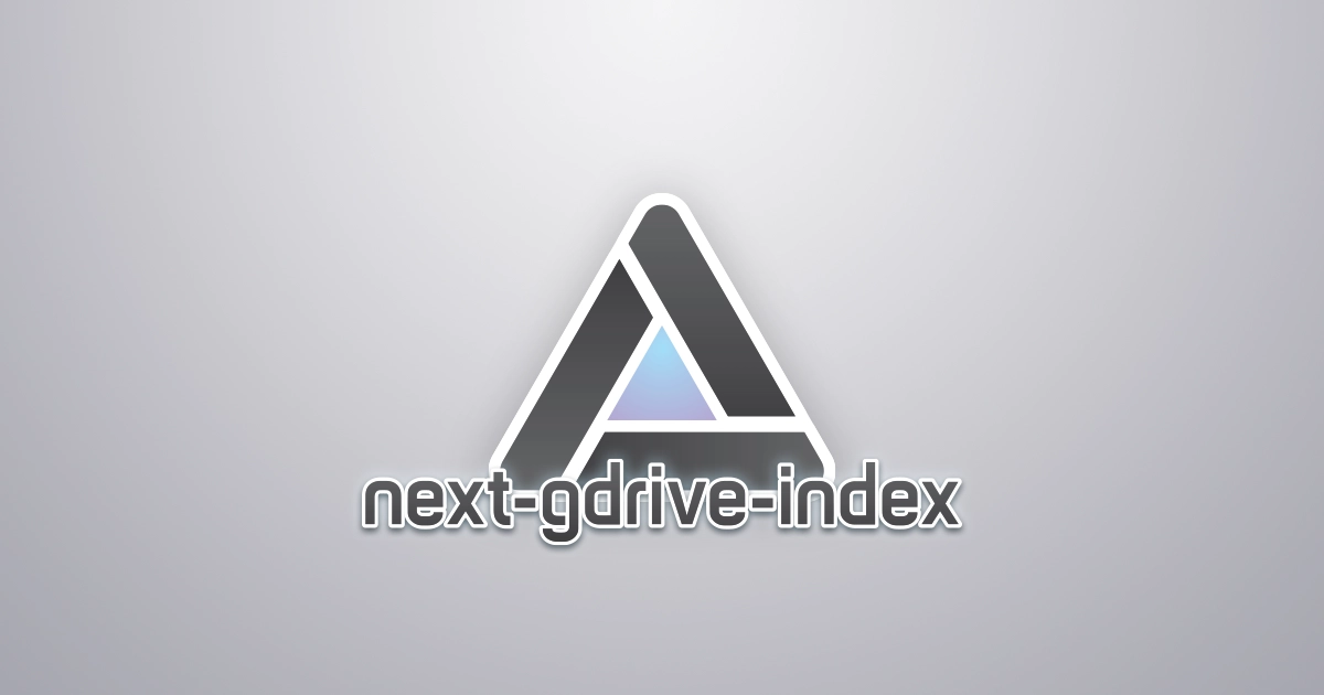 Next.js Google Drive Index